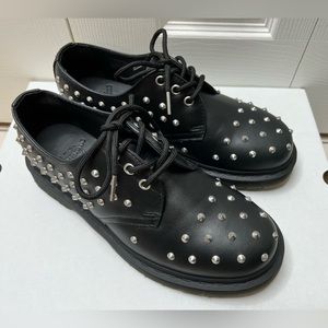 Doc Martens 1461 STUD WANAMA LEATHER OXFORD SHOES